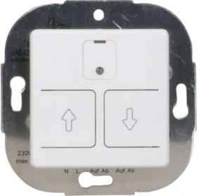 Opus Abdeckung für elektr. Jalousieschalter, polarweiß