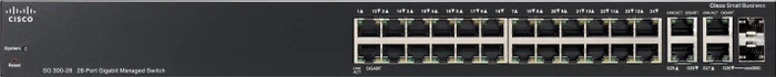 Cisco SG300 Rackmount Gigabit Managed Switch, 26x RJ-45, 2x RJ-45/SFP