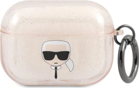 Karl Lagerfeld AirPods Pro Case Glitter gold