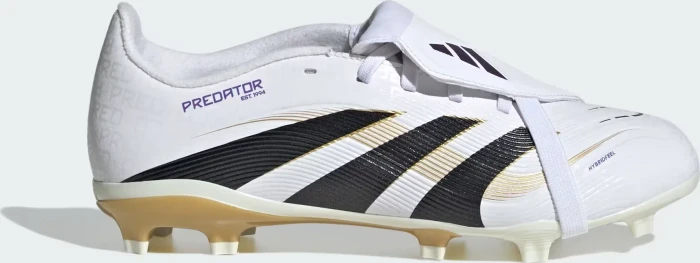 adidas Predator League Fold-Over Tongue FG/MG cloud white/core black/gold metallic (Junior)
