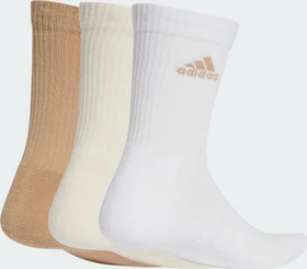 adidas Cushioned Crew Socken white/wonder white/warm sandstone, 3 Paare