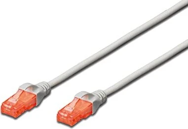 Digitus Patchkabel, Cat6, U/UTP, RJ-45/RJ-45, 20m, grau
