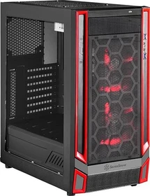 SilverStone Redline Series RL05 rot, Acrylfenster