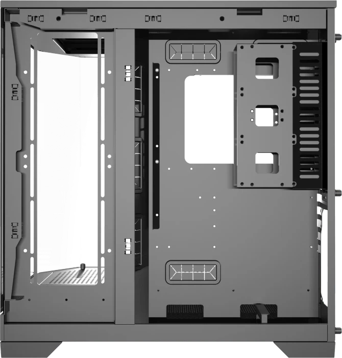 DarkFlash DQX90 Black, Glasfenster