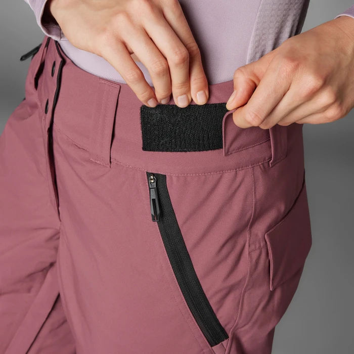 adidas Terrex Xperior 2L Insulated Skihose lang burgundy/white (Damen)
