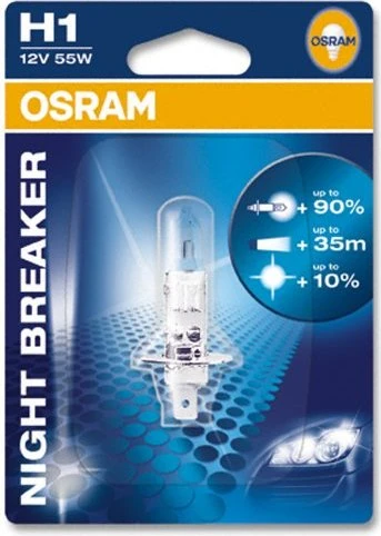 Osram Night Breaker H1 55W, 1er-Pack Blister