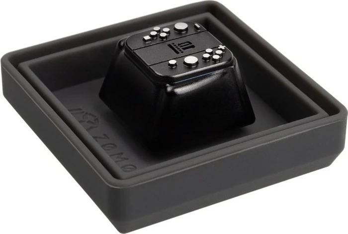Zomoplus Keycap Gamepad I, Aluminium, silber/schwarz, 1 Taste