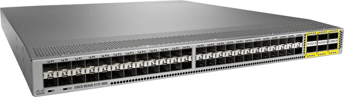 Cisco Nexus C3172PQ Rackmount 10G Managed Switch, 48x SFP+, 6x QSFP+