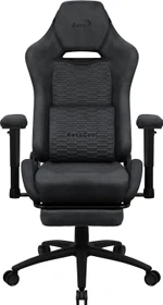 AeroCool ROYAL AeroSuede Slate Grey Gamingstuhl, dunkelgrau