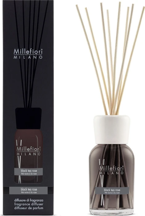 Millefiori Milano Black Tea Rose Duftstäbchen, 250ml