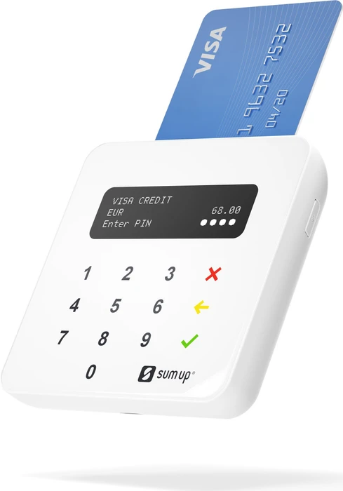 SumUp Air Bezahlterminal 2. Gen weiß, Bluetooth 4.2, inkl. Ladeschale