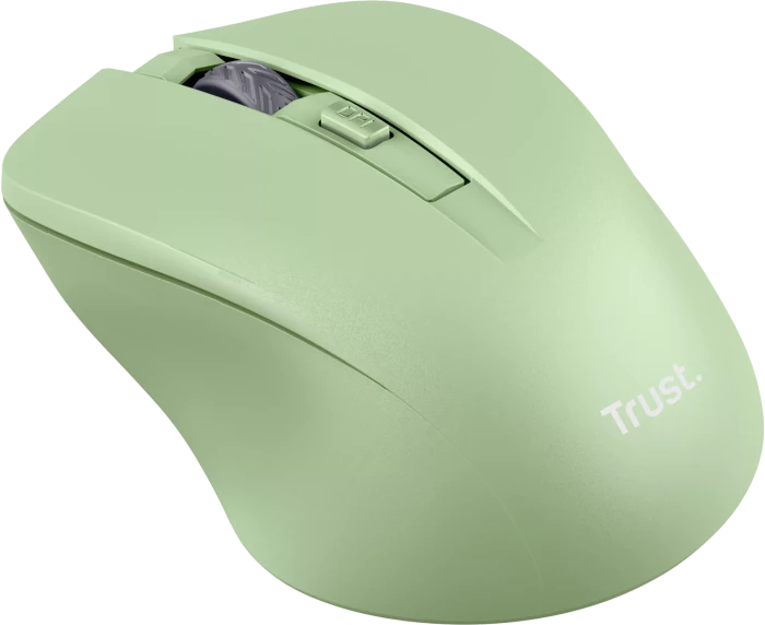 Trust Mydo Silent Wireless Mouse grün, ECO zertifiziert, USB
