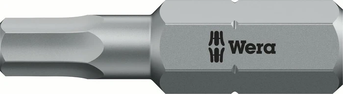 Wera 840/1 Z Innensechskant Bit 1/4" zöllig, 0.05"x25mm, 1 Stück