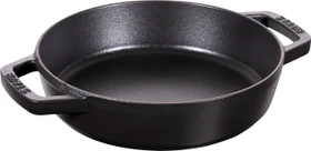 Zwilling Staub Bratpfanne rund mit zwei Griffen 20cm schwarz