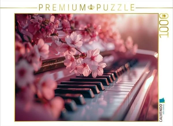 Calvendo Symphonie im Frühling - Klavier und Kirschblüten