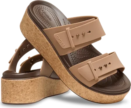 Crocs Brooklyn Cork Buckle milk chocolate (Damen)