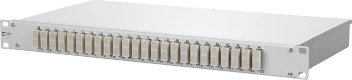Metz Connect OpDAT fix splice LWL-Patchpanel SC-D Kupplungen, OM2, 24-Port, 1HE, 1HE