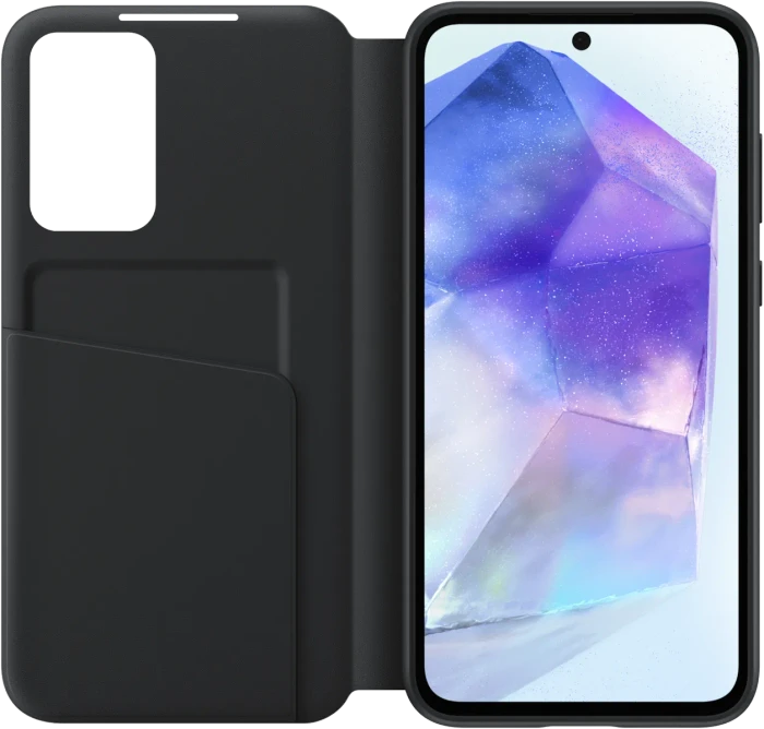 Samsung Smart View Wallet Case für Galaxy A55 5G schwarz