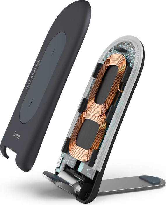 Hama Wireless Charger QI-FC15S schwarz