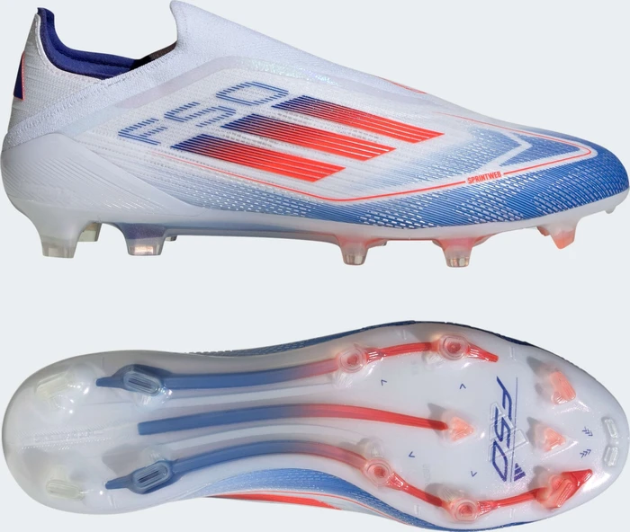 adidas F50 Elite Laceless FG cloud white/solar red/lucid blue
