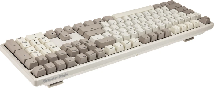 Ducky Origin Vintage, Retro grau, MX RED, USB, US