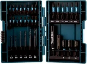 Makita Impact Black Bohrer-/Bits-Zubehörset inkl. Werkzeugbox,  33-tlg.