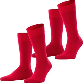 Falke Happy Socken scarlet, 2 Paare (Herren)
