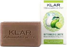 Klar Seifen Buttermilch & Limette Hand-/Körperseife, 100g