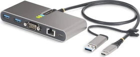 StarTech USB-C Multiport-Adapter, USB-C 3.0 [Stecker] (5G2A1SGBB-USB-C-HUB)