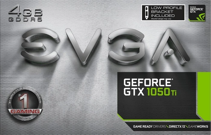 EVGA GeForce GTX 1050 Ti Gaming Low Profile, 4GB GDDR5, DVI, HDMI, DP