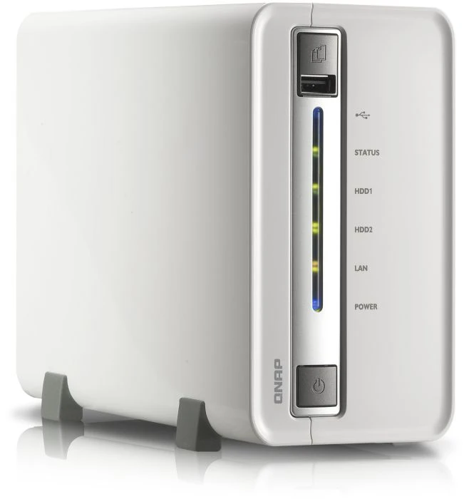 QNAP Turbo Station TS-212P, 512MB RAM, 1x RJ-45 1000Base-T, 2x USB-A 3.0