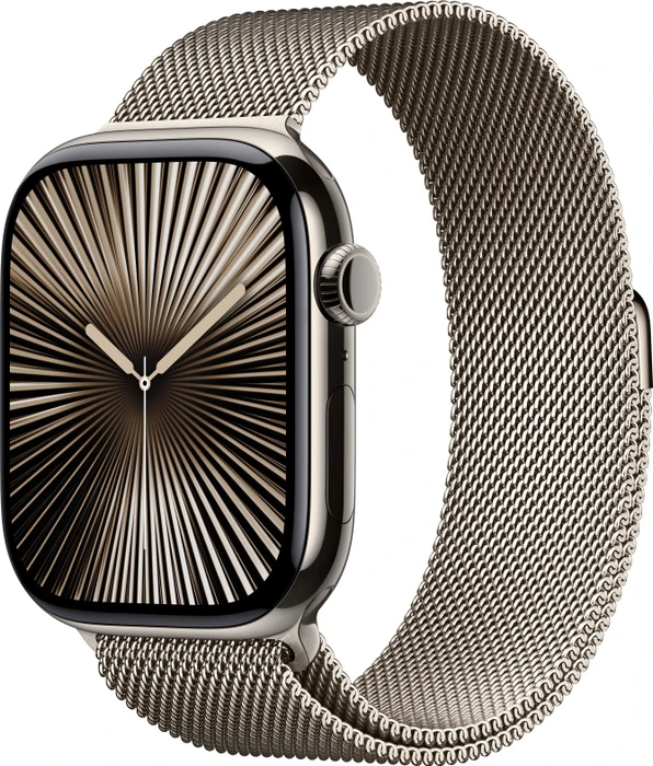 Apple Milanaise-Armband S/M für Apple Watch 46mm natur