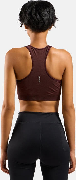 Odlo Seamless Medium Ceramicool Sport-BH fudge melange (Damen)