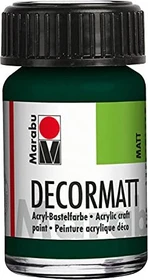 Marabu Decormatt Acryl Acrylfarbe, tannengrün, 15ml