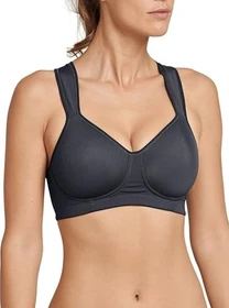Schiesser Softcup Medium Support Sport-BH anthrazit (Damen)