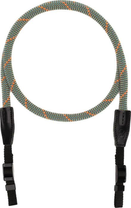 Cooph Rope Camera Strap Webbing Band 115cm Orange Ocean