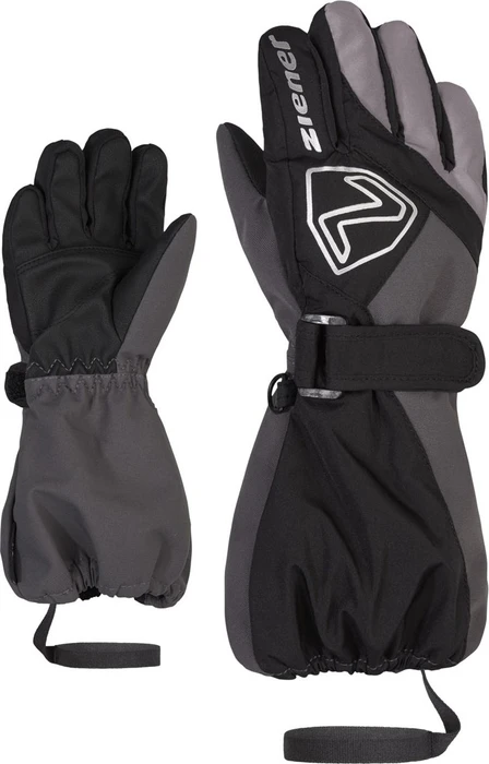 Ziener Lauro AS Skihandschuhe black/magnet (Junior)
