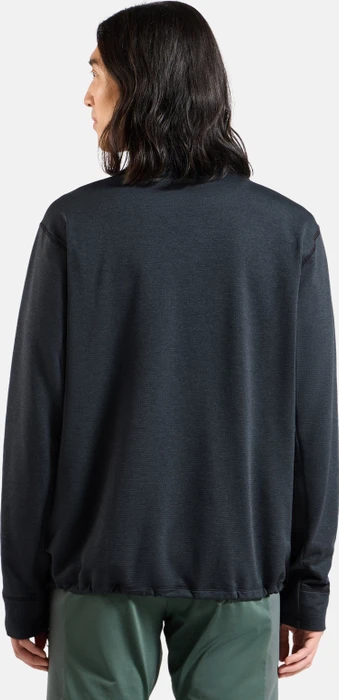 Odlo Essentials Multisport Midlayer Half Zip Funktionsshirt langarm black melange (Herren)
