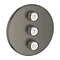 Grohe Grohtherm SmartControl Kontrollfeld mit 3 Ventilen hard graphite gebürstet Vorschaubild