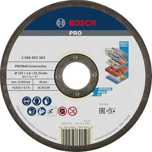 Bosch Professional ACS46VBF Mehrzweck Trennscheibe, 125x1.6x22.23mm, 1 Stück