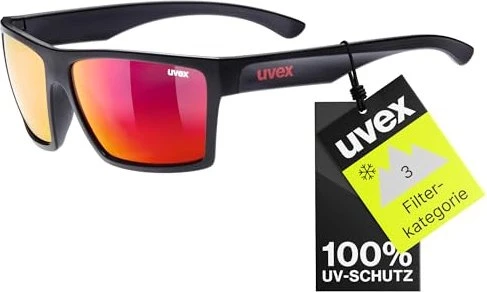 UVEX lgl 29 Modell 2020 black mat/red