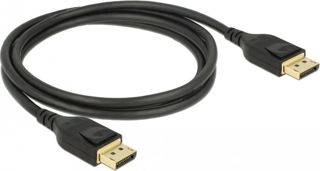 DeLOCK DisplayPort 1.4 Kabel 8K 60Hz schwarz, 1m