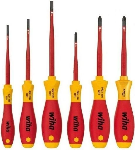 Wiha SoftFinish electric slimFix 3201 K6 01 Schraubendrehersatz, 6-tlg.