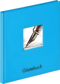 Walther Design Buch Gästebuch Fun 25x23 blau