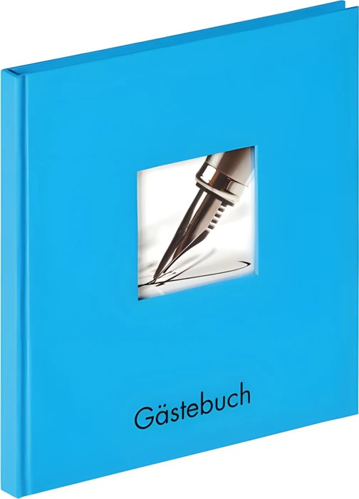 Walther Design Buch Gästebuch Fun 25x23 blau