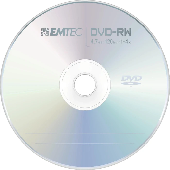 Emtec DVD-RW 4.7GB, 4x, 10er Spindel