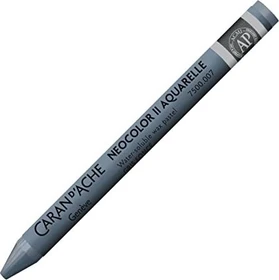 Caran d'Ache Neocolor II Aquarelle Wachskreide, dunkelgrau, 10er-Pack