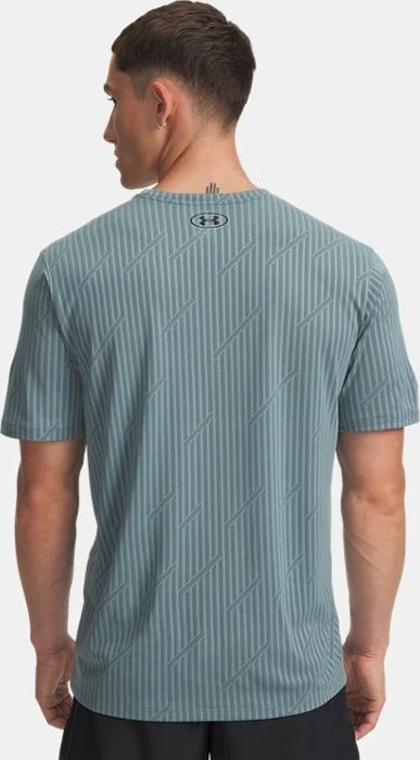 Under Armour Tech Vent Jacquard Funktionsshirt kurzarm jasper blue/black (Herren)