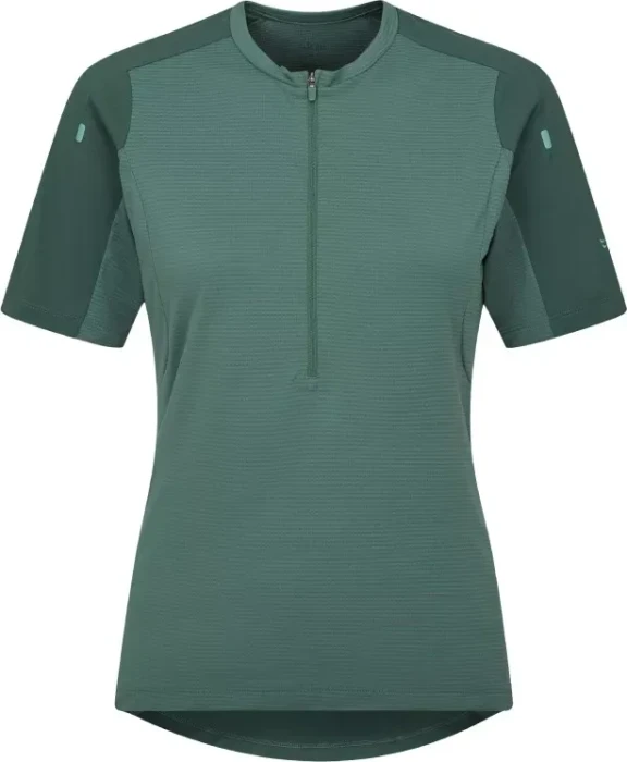 Rab Cinder Tract Shirt Trikot kurzarm green slate/eucalyptus (Damen)