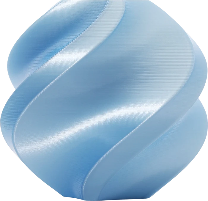 Bambu Lab PLA Silk+, Baby Blue, Spule, 1.75mm, 1.00kg